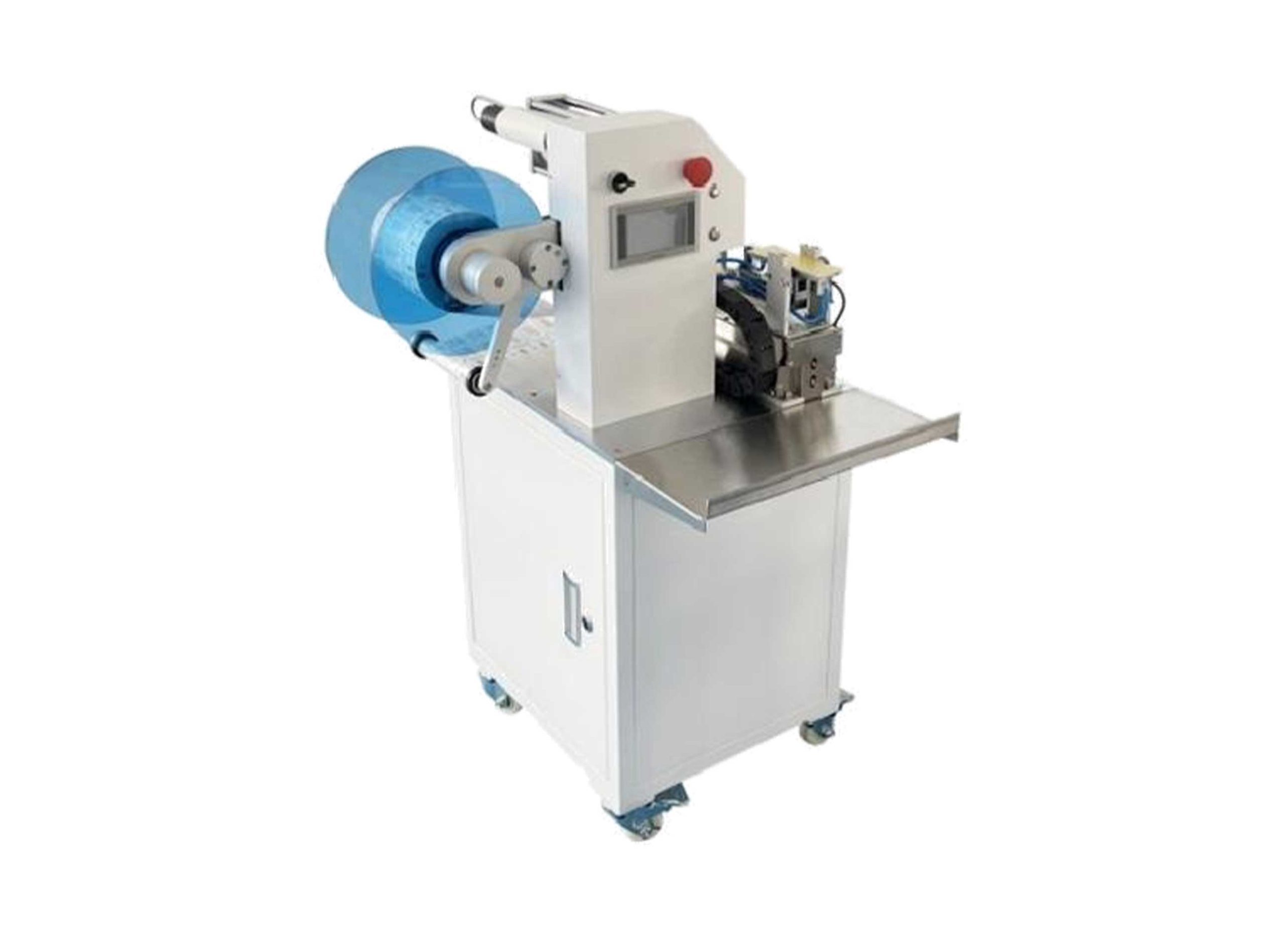 线材对折贴标机