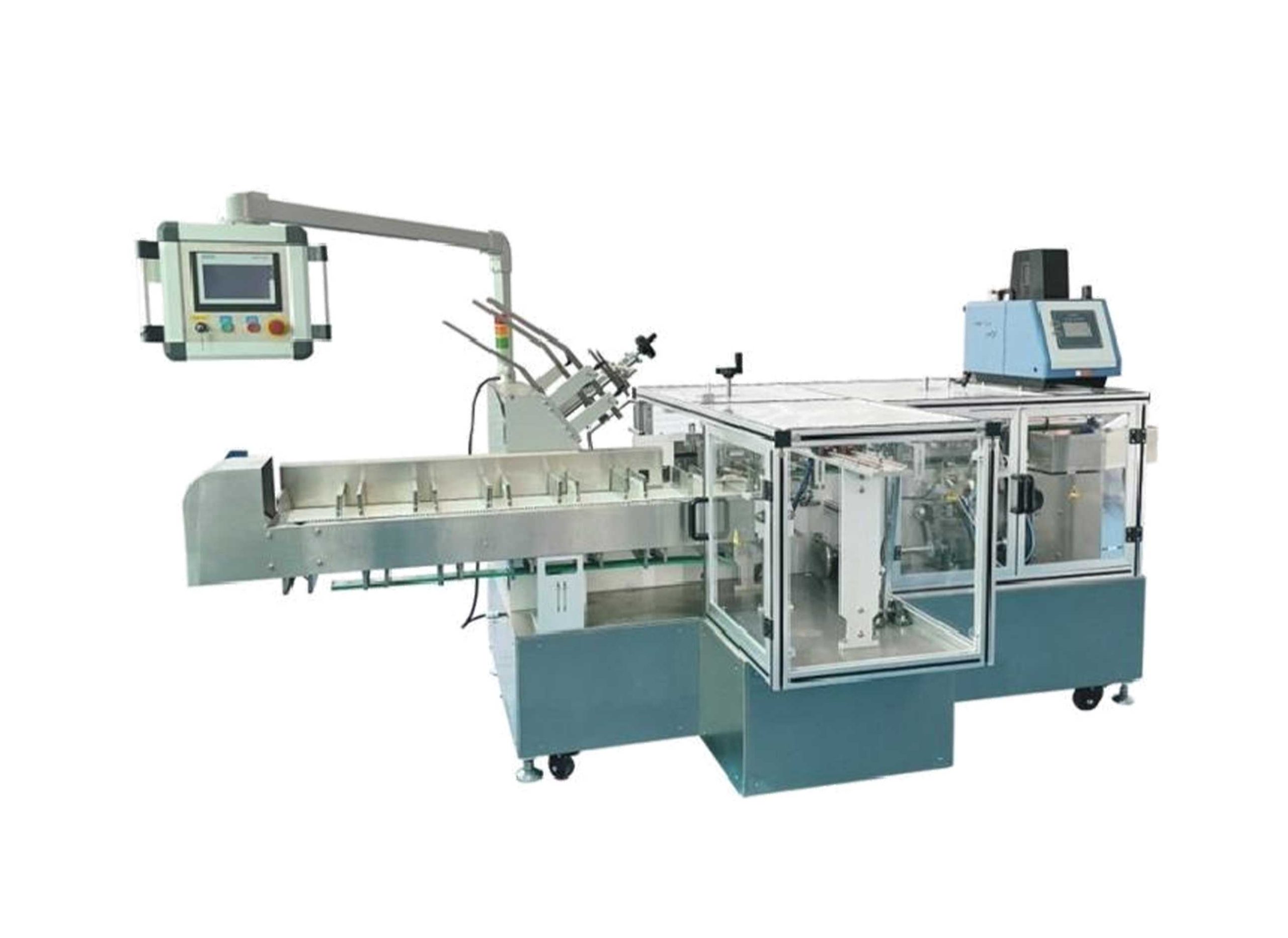 自动喷胶装盒机